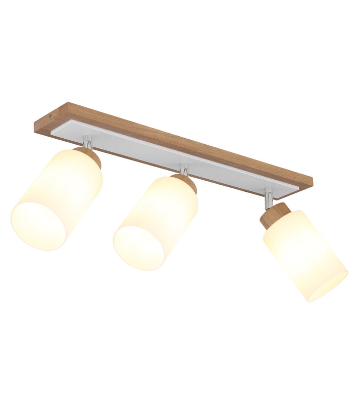 Rowena Ceiling Spotlight Bar Brown 3x E27-1