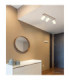 Rowena Ceiling Spotlight Bar Brown 3x E27-6