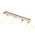 Rowena Ceiling Spotlight Bar Brown 4x E27-1