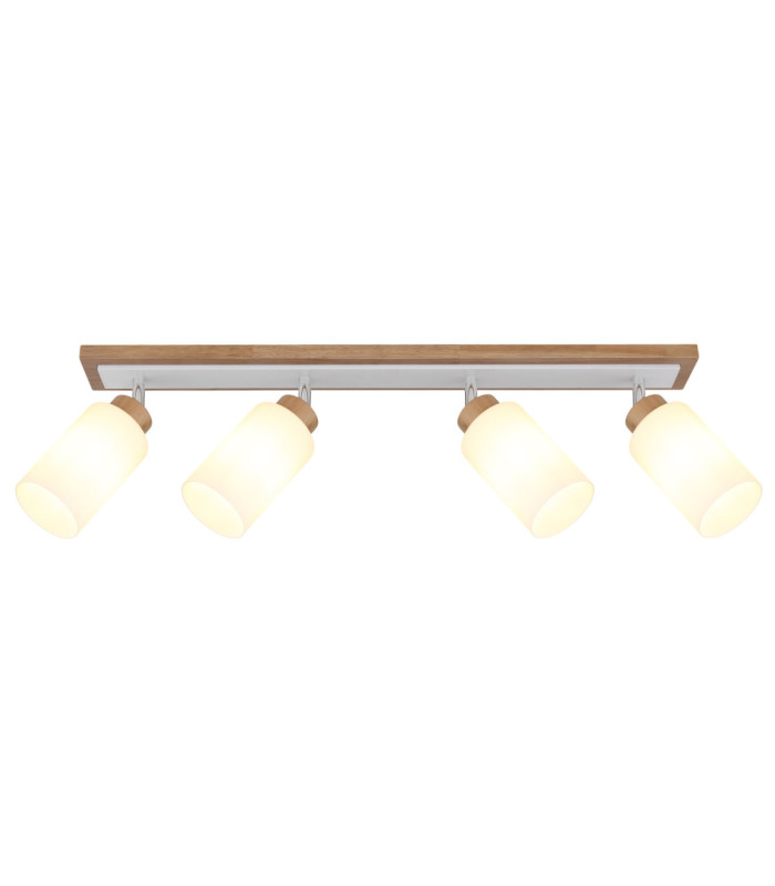 Rowena Ceiling Spotlight Bar Brown 4x E27-3