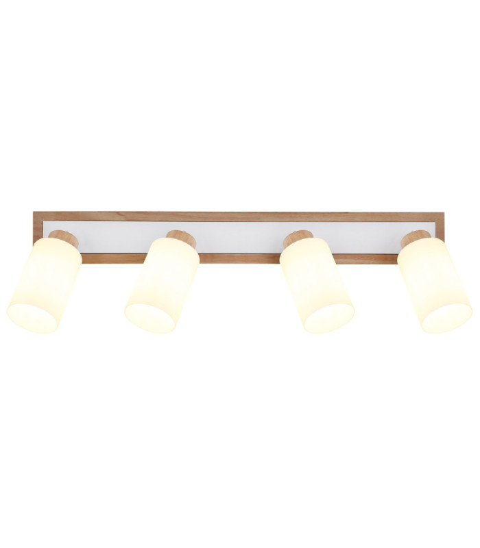 Rowena Ceiling Spotlight Bar Brown 4x E27-4