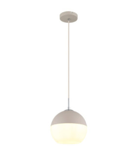 Ragusa 25cm Globe Pendant Ceiling Light Matt Sand Colour  1x E27-1