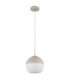 Ragusa 25cm Globe Pendant Ceiling Light Matt Sand Colour  1x E27-2