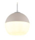 Ragusa 25cm Globe Pendant Ceiling Light Matt Sand Colour  1x E27-3