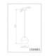 Ragusa 25cm Globe Pendant Ceiling Light Matt Sand Colour  1x E27-6