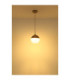 Ragusa 20cm Globe Pendant Ceiling Light Matt Sand Colour  1x E27-4
