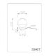 Ragusa Table Lamp Matt Sand Colour  1x E27-6