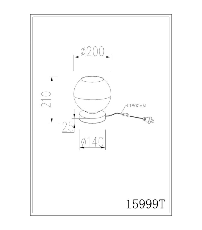 Ragusa Table Lamp Matt Sand Colour  1x E27-6