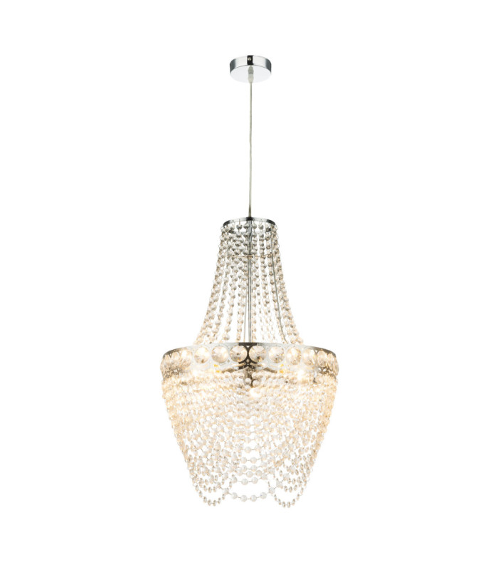 Stromboli Pendant Ceiling Light Chrome 3x E27-1