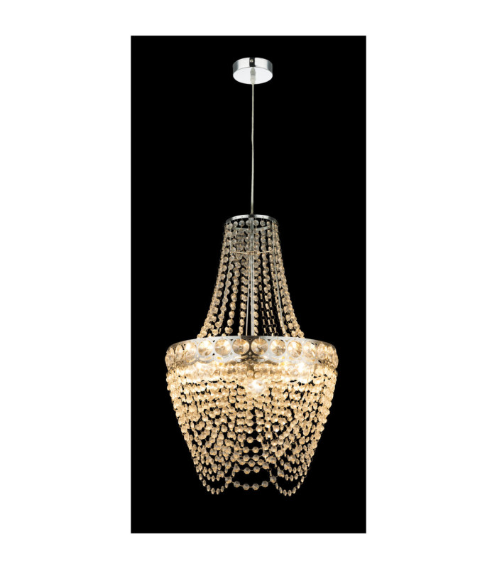 Stromboli Pendant Ceiling Light Chrome 3x E27-2
