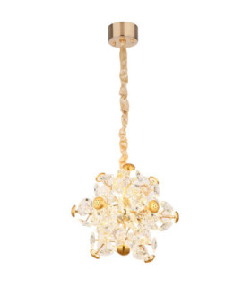 Floriella Integrated LED Pendant Ceiling Light Gold Colours 3000K-1