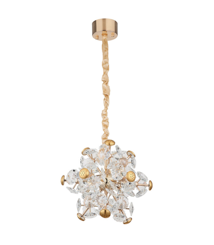 Floriella Integrated LED Pendant Ceiling Light Gold Colours 3000K-2