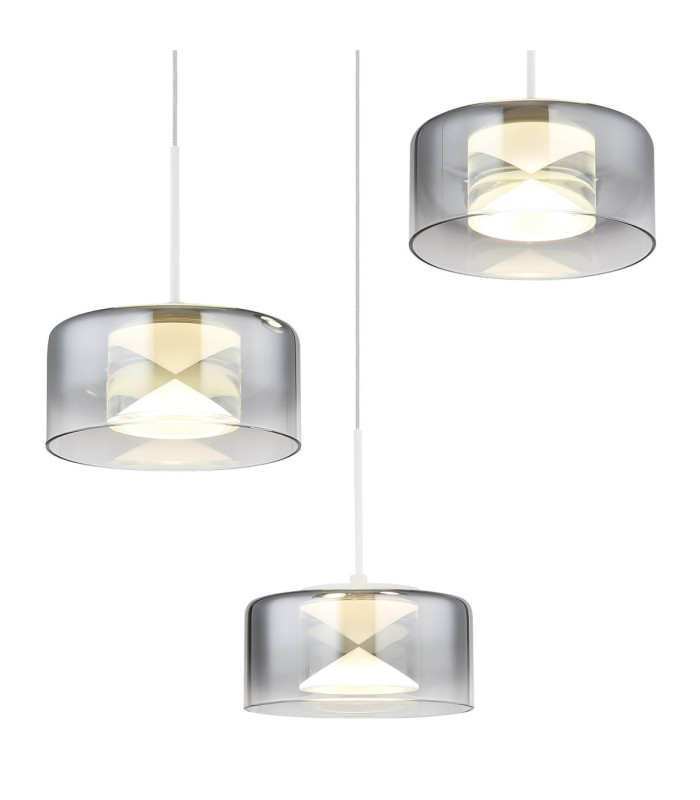 Belinda Integrated LED Cluster Pendant Ceiling Light White 4000K-3