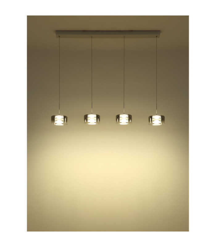Belinda Integrated LED Bar Pendant Ceiling Light White 4000K-7