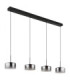 Belinda Integrated LED Bar Pendant Ceiling Light Matt Black 4000K-2