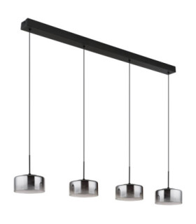 Belinda Integrated LED Bar Pendant Ceiling Light Matt Black 4000K-2