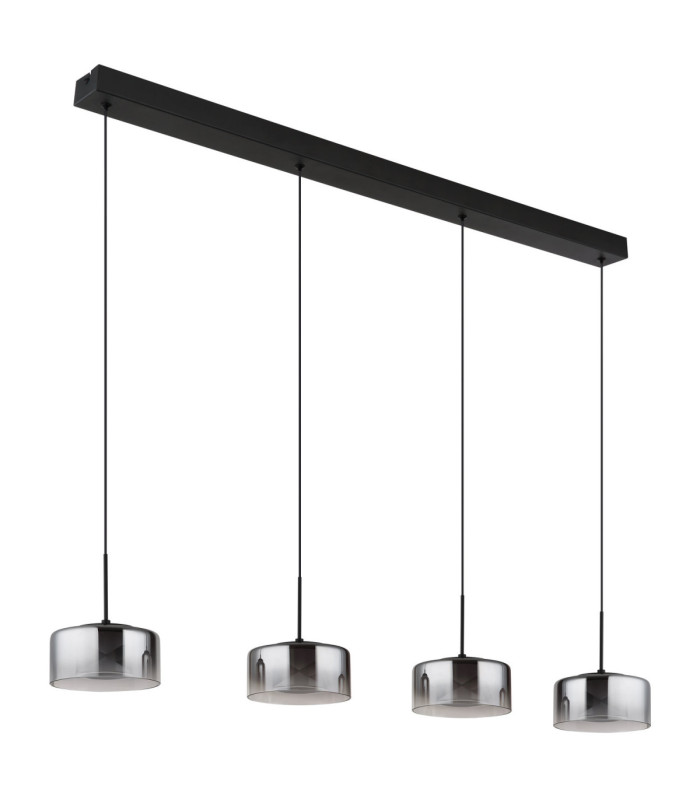 Belinda Integrated LED Bar Pendant Ceiling Light Matt Black 4000K-2