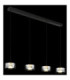 Belinda Integrated LED Bar Pendant Ceiling Light Matt Black 4000K-4