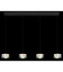 Belinda Integrated LED Bar Pendant Ceiling Light Matt Black 4000K-5