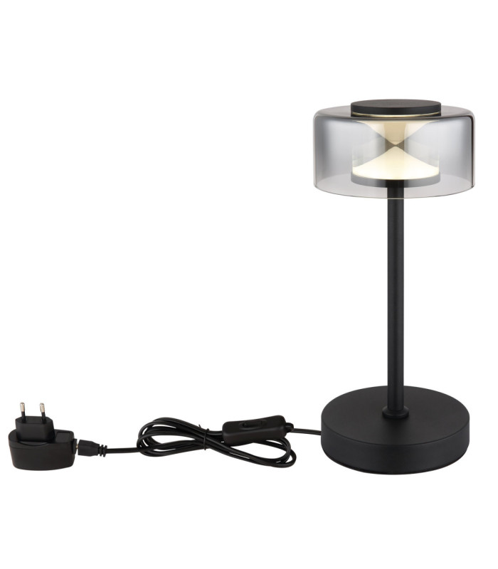 Belinda Integrated Led Table Lamp Matt Black 4000K-4