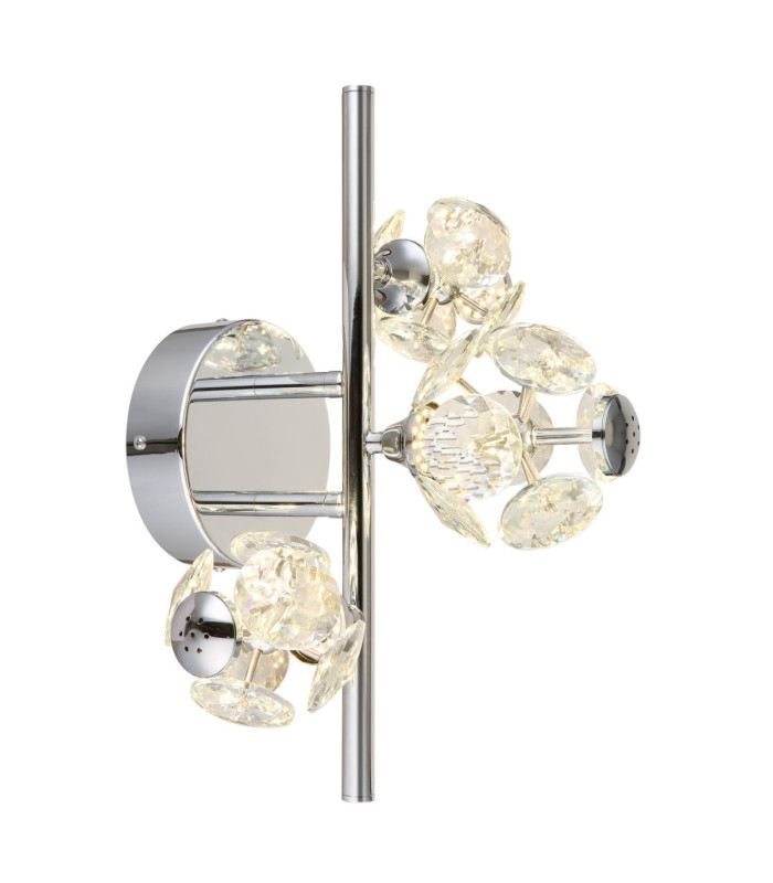 Virina Integrated LED Wall Lamp Chrome 3000K-1
