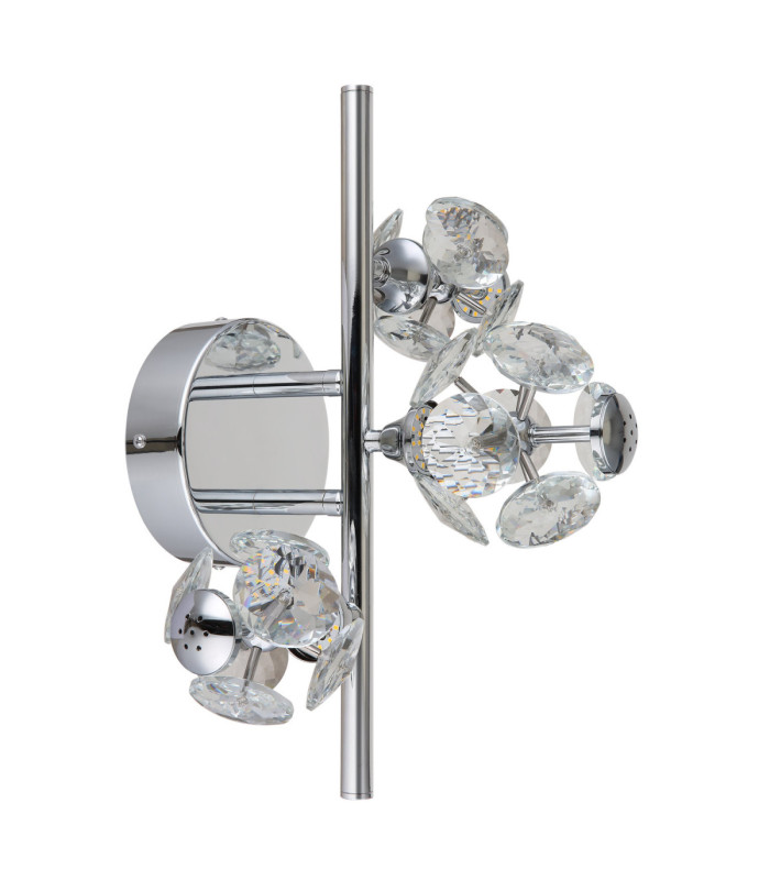Virina Integrated LED Wall Lamp Chrome 3000K-2