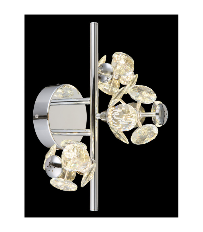 Virina Integrated LED Wall Lamp Chrome 3000K-4