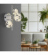 Virina Integrated LED Wall Lamp Chrome 3000K-6