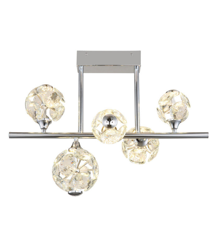 Virina Integrated LED Ceiling Light Chrome 3000K-3