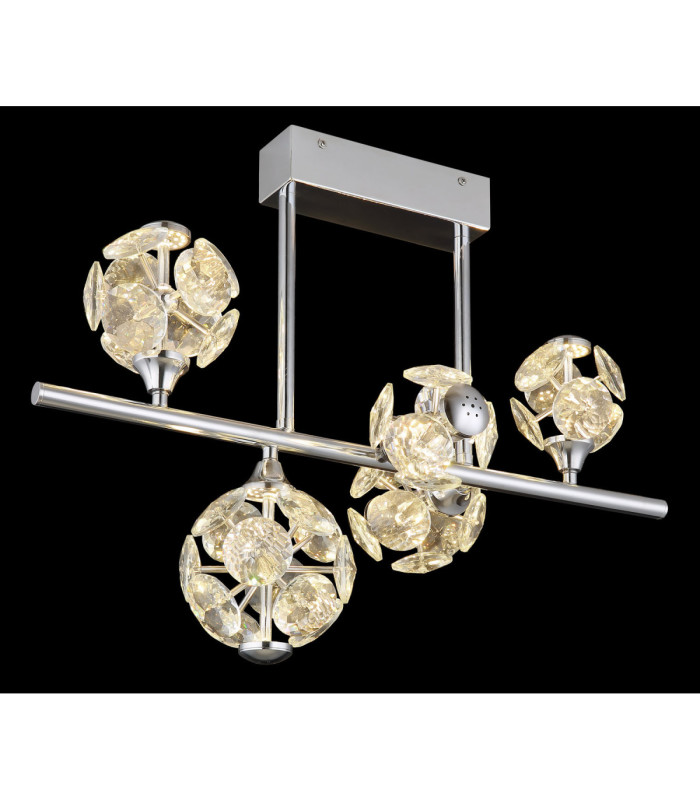 Virina Integrated LED Ceiling Light Chrome 3000K-4