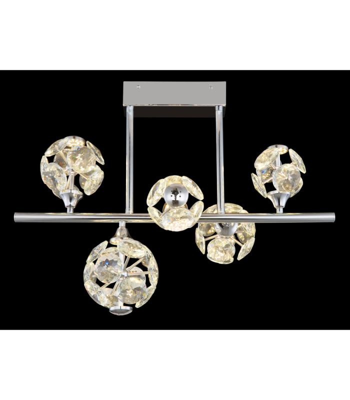 Virina Integrated LED Ceiling Light Chrome 3000K-5