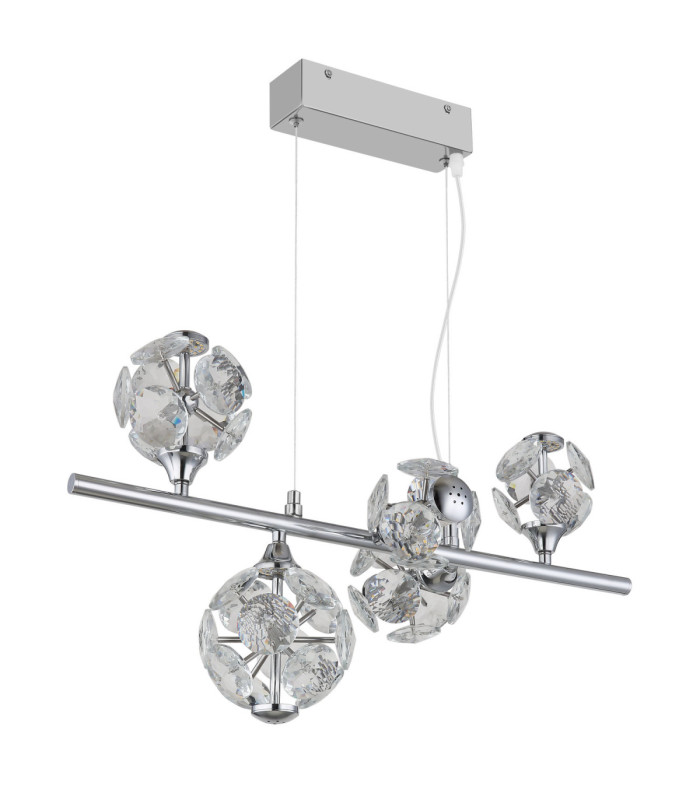 Virina Integrated LED Pendant Ceiling Light Chrome 3000K-2
