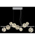Virina Integrated LED Bar Pendant Ceiling Light Chrome 3000K-5