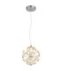 Virina 28cm Integrated LED Pendant Ceiling Light Chrome 3000K-1