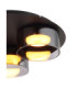 Higgins Shade Cluster Ceiling Light Black Brushed 3x GX53 1800K-3