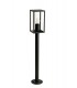 Tall Bollard Post, 1 x E27, IP54, Graphite Black - 3