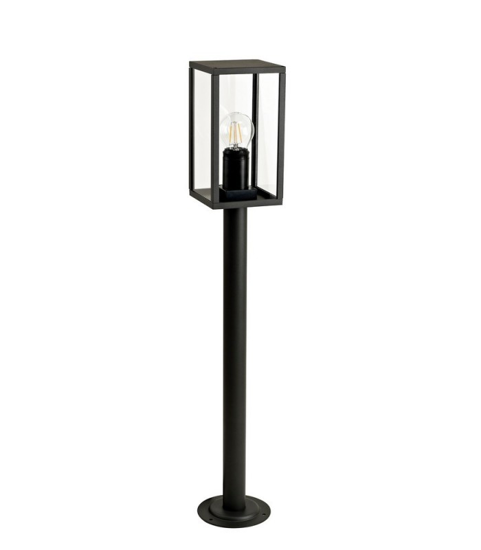 Tall Bollard Post, 1 x E27, IP54, Graphite Black - 3