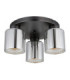 Felicia Shade Cluster Ceiling Light Matt Gunmetal 3x E27-2