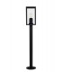 Tall Bollard Post, 1 x E27, IP54, Graphite Black - 4