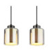 Felicia Bar Pendant Ceiling Light Matt Gunmetal 4x E27-4