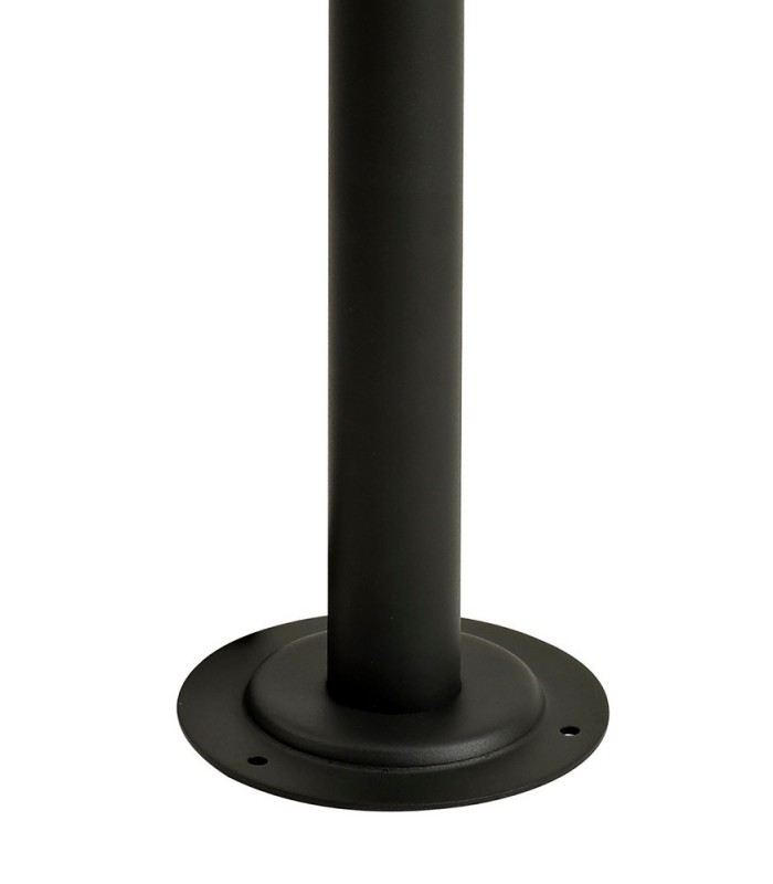 Tall Bollard Post, 1 x E27, IP54, Graphite Black - 5