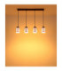 Felicia Bar Pendant Ceiling Light Matt Gunmetal 4x E27-7