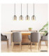 Felicia Bar Pendant Ceiling Light Matt Gunmetal 4x E27-8