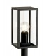 Tall Bollard Post, 1 x E27, IP54, Graphite Black - 6