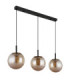 Severin Integrated LED Bar Pendant Ceiling Light Matt Black 3000K-2