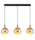 Severin Integrated LED Bar Pendant Ceiling Light Matt Black 3000K-3