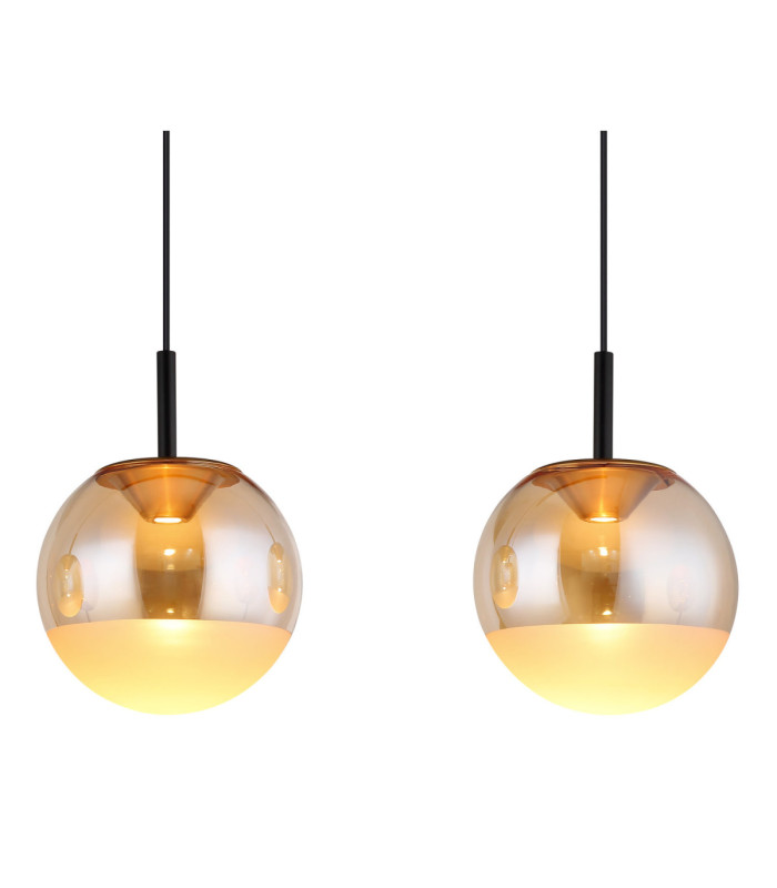 Severin Integrated LED Bar Pendant Ceiling Light Matt Black 3000K-4
