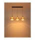 Severin Integrated LED Bar Pendant Ceiling Light Matt Black 3000K-7