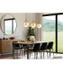 Severin Integrated LED Bar Pendant Ceiling Light Matt Black 3000K-9