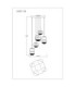 Severin Integrated LED Cluster Pendant Ceiling Light Matt Black 3000K-6
